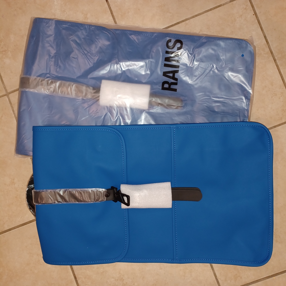 RAINS Blue Waterproof Bag